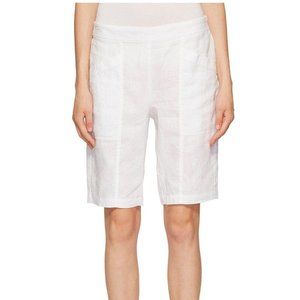 NEW Eileen Fisher XL 100% Organic Linen City Short